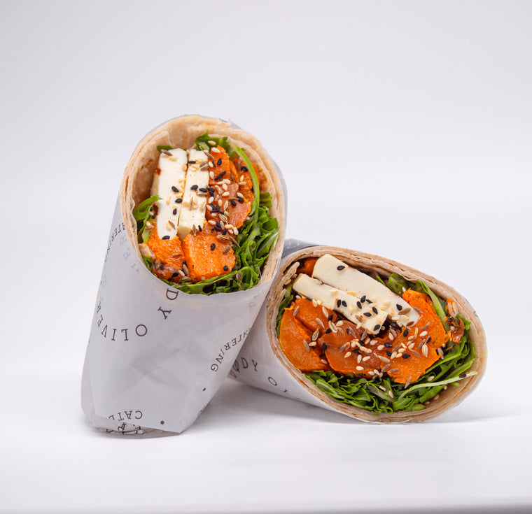 Dukkah Vegetable Wrap