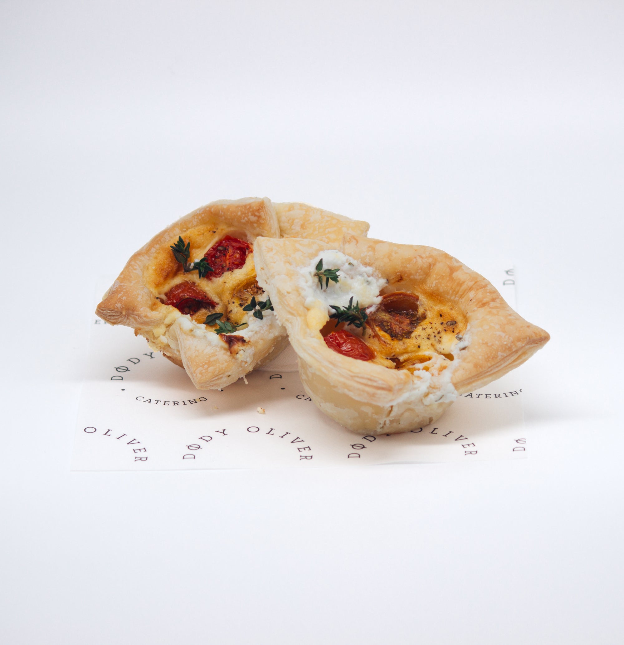 Spinach, Smoked Tomato & Goats Cheese Tart