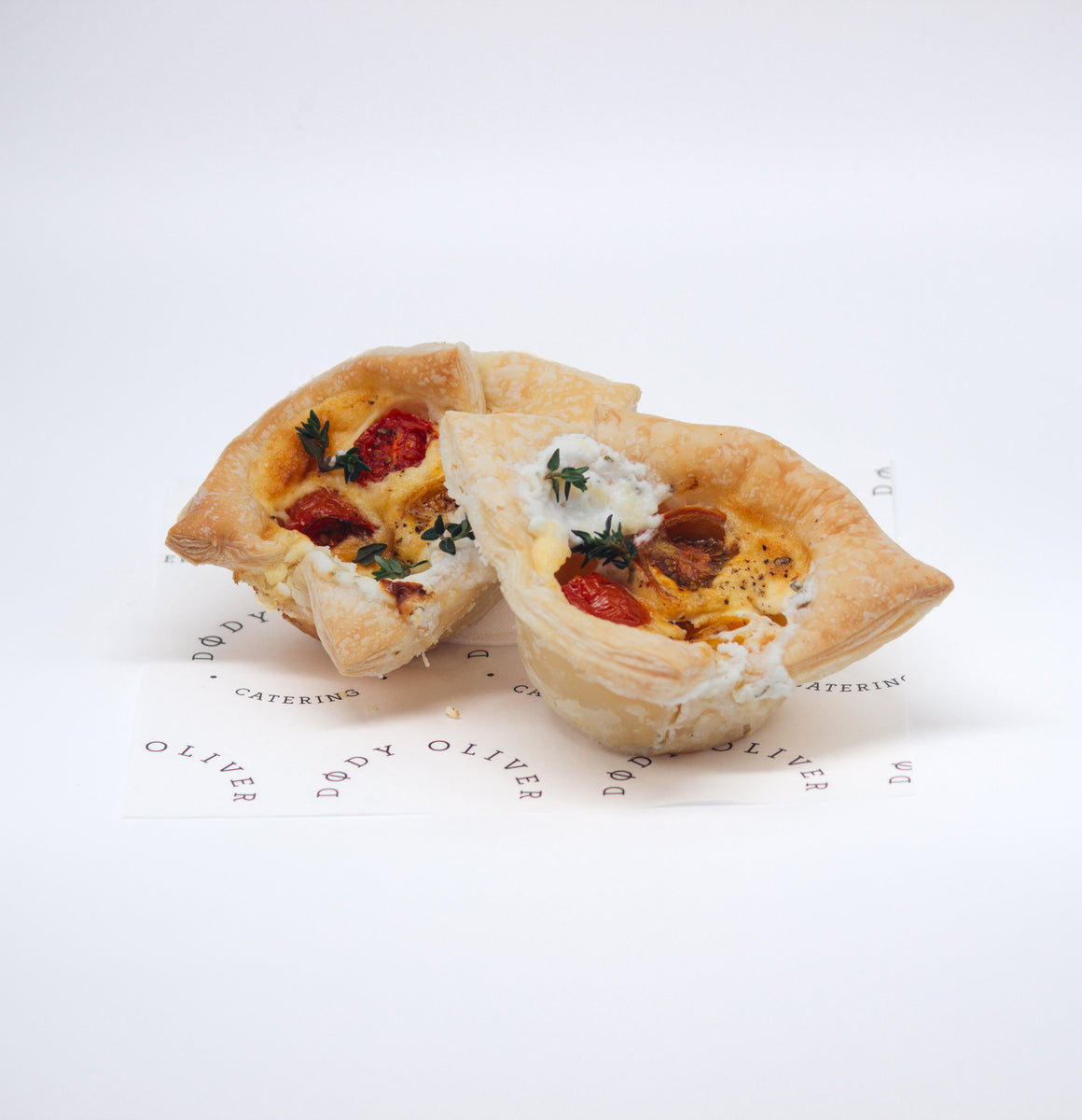 Spinach, Smoked Tomato & Goats Cheese Tart