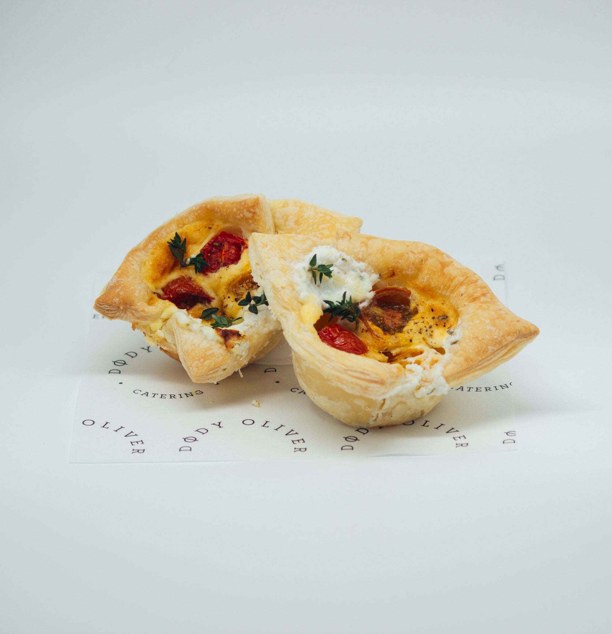 Spinach, Smoked Tomato & Goats Cheese Tart